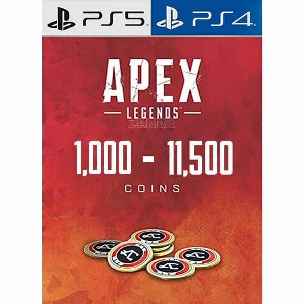 Apex Legends Coins all pack for ps4 ps5 game PSN key from zamve.com