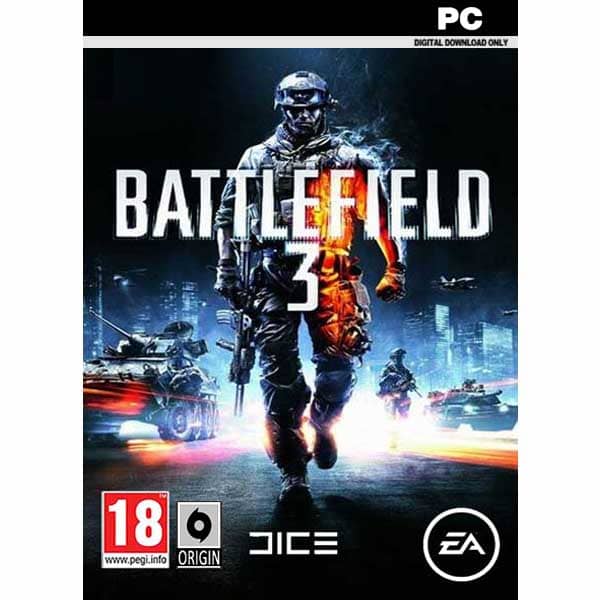 Battlefield 3 pc game origin key from zamve.com