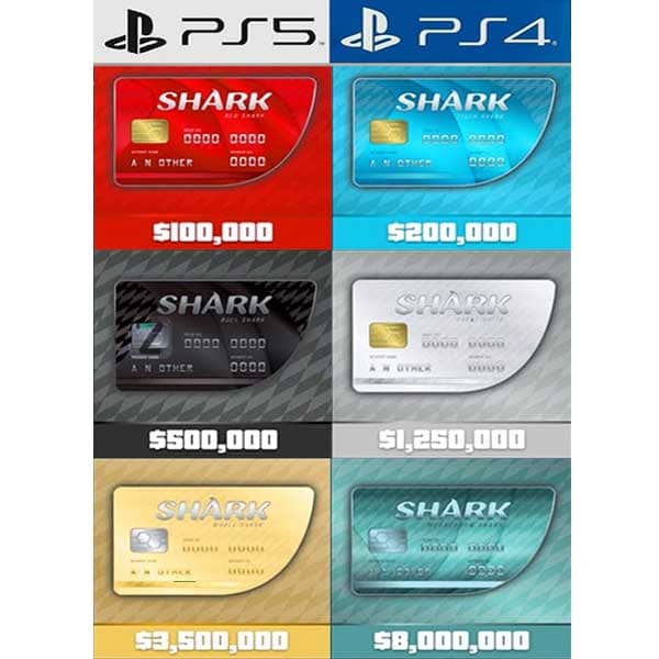 Flock snap hjælpeløshed Buy GTA Shark Cards for PS4/PS5 | PSN Key | BD zamve.com