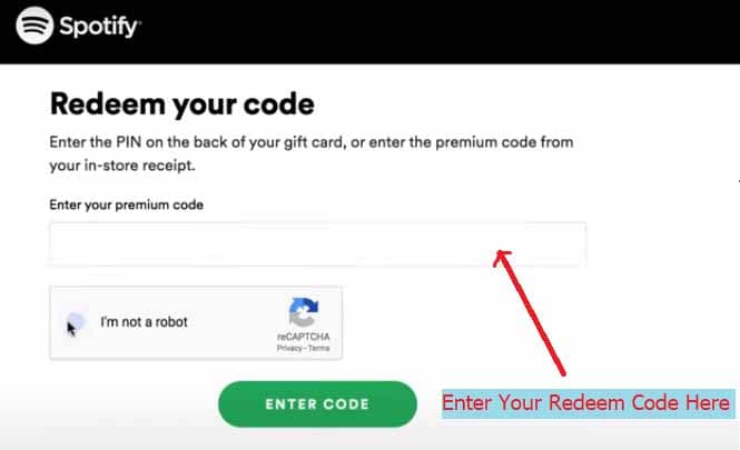 how to Spotify redeem code activate on zamve.com