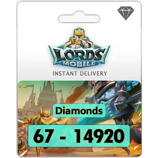 Lords Mobile Diamonds all pack top up from zamve