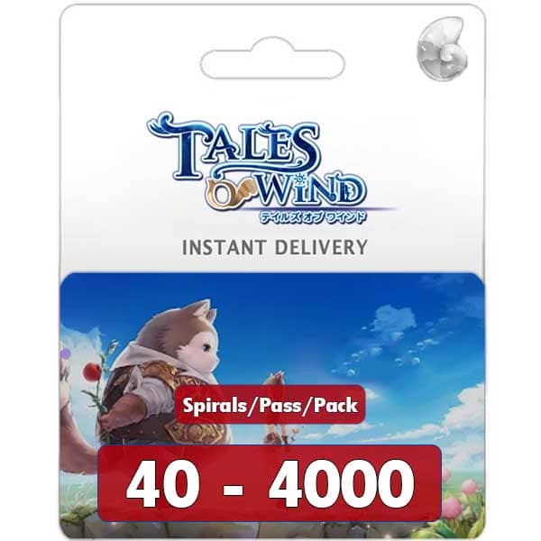Tales of Wind Mobile Spirals topup from zamve.com