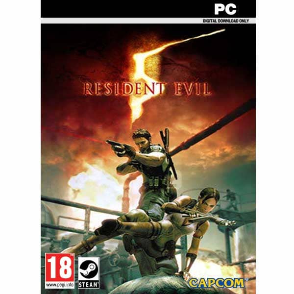 Biohazard 5 (Resident Evil 5) - Gfwl PC - Brand new Sealed + Steam Code