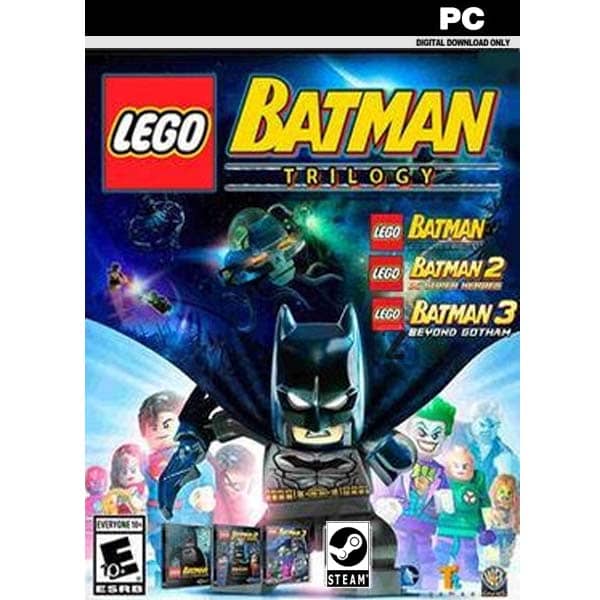 LEGO Batman Trilogy Steam PC Game Email Delivery