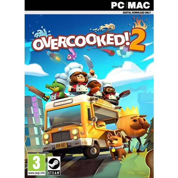 Overcooked! 2 pc game steam key from zamve.com