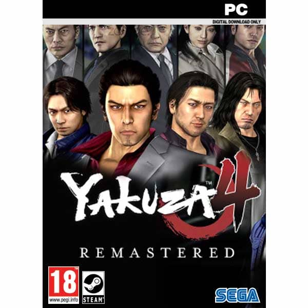 Yakuza Kiwami 4 Remastered pc game steam key from zamve.com