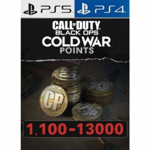 Call of Duty Black Ops Cold War Points (CP) for PS4 PS5 PSN Key from zamve.com