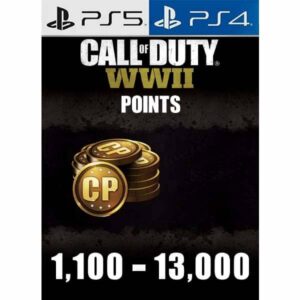Call of Duty WWII Points (CP) for PS4 PS5 PSN Key from zamve.com