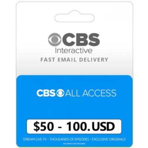 CBS All Access USD Gift Card CBS Redeem code from zamve.com