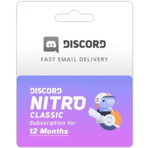 Discord Nitro Classic 12 Months Trial Subscription Discord key from zamve.com
