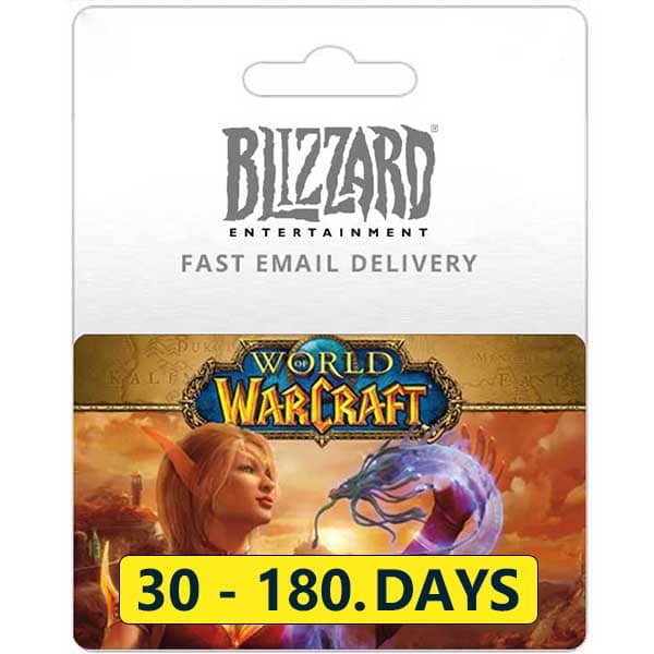 World of Warcraft Days Prepaid Game Card from zamve.com