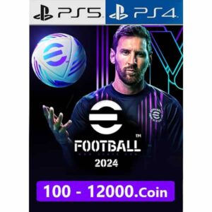 eFootball 2024 Coin Cradit for PS4 PS5 game from zamve online game shop in BD