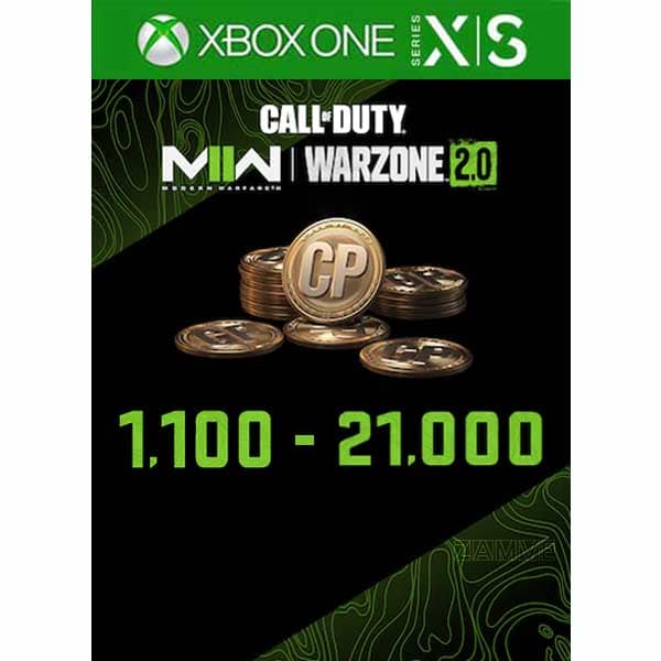 Modern Warfare II or Call of Duty- Warzone 2.0 Points CP for Xbox ONE Xbox Series X S Digital Console Game from Zamve.com