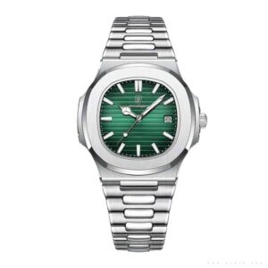 Poedagar 613 Stainless Steel Dail Green Watch for Men from Zamve Online Watch Shop in BD