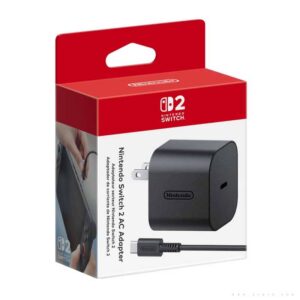 Nintendo Switch 2 AC Adapter Type C Fast Charging Kit – 15v 2.6A from Zamve Online Console Game Shop BD